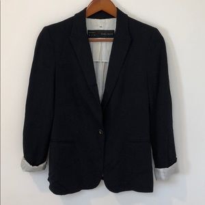 Navy Zara Blazer